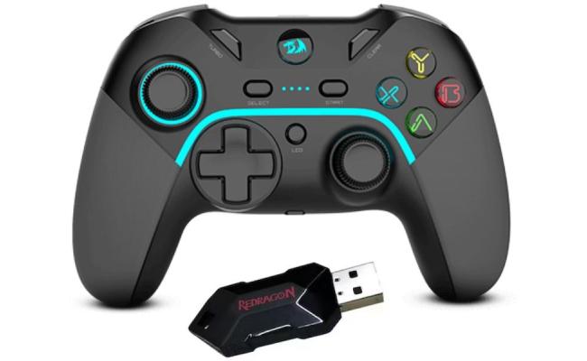 Redragon G808 Pro HARROW Wireless PC Game Controller Dual Vibration Harrow PC, PlayStation, Android, Xbox 360 - Black Redragon G808 Pro HARROW Wireless PC Game Controller Dual Vibration Harrow PC, PlayStation, Android, Xbox 360 - Black