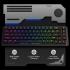 Redragon K709 NOVA 65% Wired Gasket RGB Gaming Keyboard, 68 Keys Hot-Swap Compact Mechanical Keyboard w/Free-Mod Socket, 3-Layer Noise Dampening & Dedicated Arrow Keys, Quiet Custom Linear Switch , Black