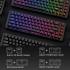 Redragon K709 NOVA 65% Wired Gasket RGB Gaming Keyboard, 68 Keys Hot-Swap Compact Mechanical Keyboard w/Free-Mod Socket, 3-Layer Noise Dampening & Dedicated Arrow Keys, Quiet Custom Linear Switch , Black