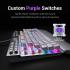 Redragon YAMA K550 Mechanical Gaming Keyboard, RGB LED Backlit with Purple Switches, Macro Recording, Wrist Rest, Volume Control, Full Size, Yama, USB Passthrough for Windows PC Gamer (White) Redragon YAMA K550 Mechanical Gaming Keyboard, RGB LED Backlit with Purple Switches, Macro Recording, Wrist Rest, Volume Control, Full Size, Yama, USB Passthrough for Windows PC Gamer (White)