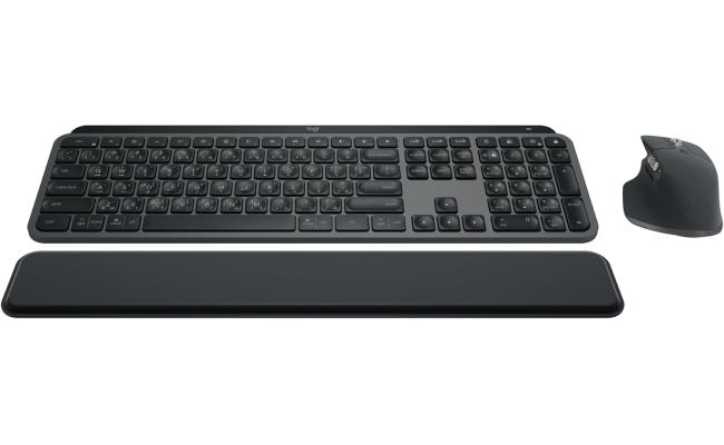Logitech MX Master 3S Keys S Combo Performance Wireless Keyboard & Mouse with Palm Rest Customizable Illumination Fast Scrolling, Bluetooth, USB C, for Windows, Linux, Chrome, Mac Arabic & English Layout Logitech MX Master 3S Keys S Combo Performance Wireless Keyboard & Mouse with Palm Rest Customizable Illumination Fast Scrolling, Bluetooth, USB C, for Windows, Linux, Chrome, Mac Arabic & English Layout