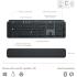 Logitech MX Master 3S Keys S Combo Performance Wireless Keyboard & Mouse with Palm Rest Customizable Illumination Fast Scrolling, Bluetooth, USB C, for Windows, Linux, Chrome, Mac Arabic & English Layout , Graphite