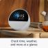 Amazon Echo Spot (2024 release) Smart Alarm Clock With Vibrant Sound + Alexa, Black