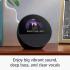 Amazon Echo Spot (2024 release) Smart Alarm Clock With Vibrant Sound + Alexa, Black