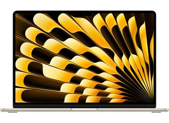 Apple MacBook AIR 15 (2024) NEW Apple M3 (256GB/16GB) 8‑Core CPU & 10‑Core GPU Retina True Tone - Starlight