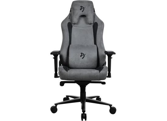 Arozzi Vernazza Supersoft Upholstery Material has a Unique Velvety Texture That is Fluid-Repellant & Breathable Memory Foam Lumbar Support 4D Armrest - Anthracite