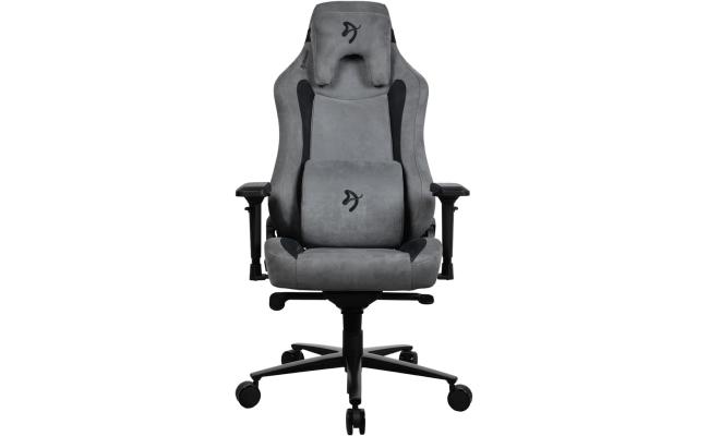 Arozzi Vernazza Supersoft Upholstery Material has a Unique Velvety Texture That is Fluid-Repellant & Breathable Memory Foam Lumbar Support 4D Armrest - Anthracite Arozzi Vernazza Supersoft Upholstery Material has a Unique Velvety Texture That is Fluid-Repellant & Breathable Memory Foam Lumbar Support 4D Armrest - Anthracite