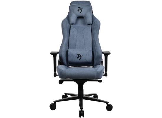 Arozzi Vernazza Soft Fabric Gaming Chair Multi-Dimensional Armrests Rocking & Lock-Tilt Function Adjustable Height & Backrest 3D Armrests - Blue