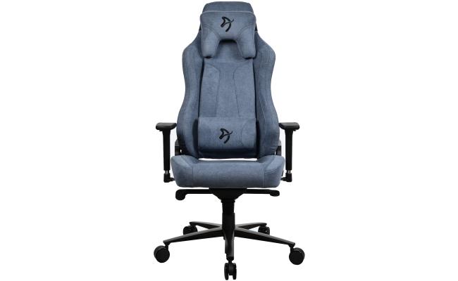 Arozzi Vernazza Soft Fabric Gaming Chair Multi-Dimensional Armrests Rocking & Lock-Tilt Function Adjustable Height & Backrest 3D Armrests - Blue Arozzi Vernazza Soft Fabric Gaming Chair Multi-Dimensional Armrests Rocking & Lock-Tilt Function Adjustable Height & Backrest 3D Armrests - Blue