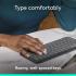Logitech Keys-to-GO 2 Portable Wireless iPad Keyboard with Built-in Cover, Slim and Compact Bluetooth Keyboard for iPad, iPhone, Mac, and Apple TV, Easily Switch with Devices Arabic & English Layout- Graphite