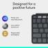 Logitech Keys-to-GO 2 Portable Wireless iPad Keyboard with Built-in Cover, Slim and Compact Bluetooth Keyboard for iPad, iPhone, Mac, and Apple TV, Easily Switch with Devices Arabic & English Layout- Graphite