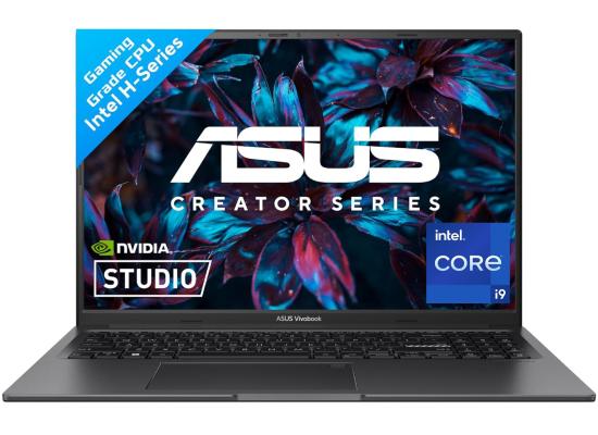 ASUS Creator Series Vivobook 16X (2023) K3605VV 13Gen Intel Core i9 13900H 14-Cores High-Performance Processor w/ Nvidia RTX 4060 8GB & 120Hz Display (Customized) - Black