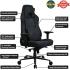 Arozzi Vernazza Supersoft Upholstery Material has a Unique Velvety Texture That is Fluid-Repellant & Breathable Memory Foam Lumbar Support 4D Armrest - Pure Black