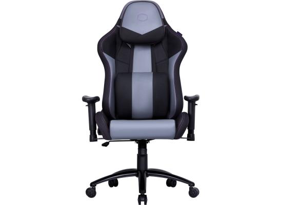 Cooler Master Caliber R3 Gaming Chair Adjustable Lumbar Support, 180° Reclining, Reinforced Steel Frame, Memory Foam, Breathable PU, Class 4 Gas Lift, 2D Armrests, Black