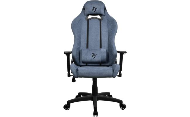 Arozzi Torretta Soft Fabric (2023) Soft Pleasant & Durable Ergonomic Design 3D Armrest 2 Adjustable Height Supportive Pillows & Adjustable Height - Blue Arozzi Torretta Soft Fabric (2023) Soft Pleasant & Durable Ergonomic Design 3D Armrest 2 Adjustable Height Supportive Pillows & Adjustable Height - Blue