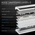 Redragon K709 NOVA 65% Wired Gasket RGB Gaming Keyboard, 68 Keys Hot-Swap Compact Mechanical Keyboard w/Free-Mod Socket, 3-Layer Noise Dampening & Dedicated Arrow Keys, Quiet Custom Linear Switch , White