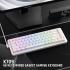 Redragon K709 NOVA 65% Wired Gasket RGB Gaming Keyboard, 68 Keys Hot-Swap Compact Mechanical Keyboard w/Free-Mod Socket, 3-Layer Noise Dampening & Dedicated Arrow Keys, Quiet Custom Linear Switch , White