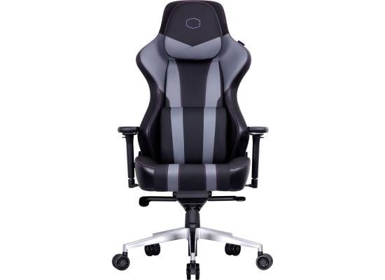 Cooler Master Caliber X2 Gaming Chair, Adjustable Lumbar Support, 180° Recline, Unibody Cold Molded Foam, Steel Frame, 75mm Silent Caster, 4D Armrest, Grey