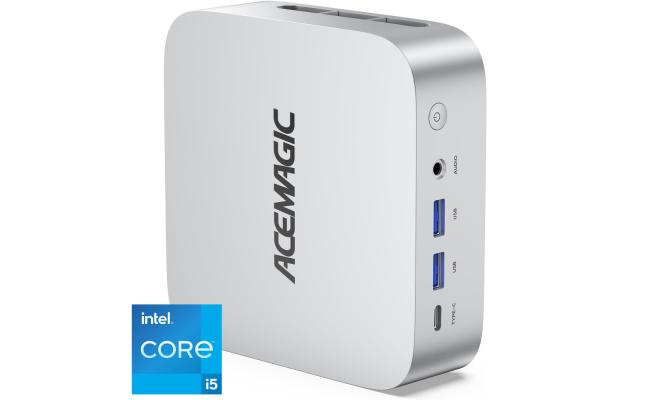 ACEMAGIC W1 Mini PC Barebone Intel 13Gen Core i5 13420H 8-Cores High-Performance Processor For Home & Business Support Triple 4K Display Support , Silver ACEMAGIC W1 Mini PC Barebone Intel 13Gen Core i5 13420H 8-Cores High-Performance Processor For Home & Business Support Triple 4K Display Support , Silver