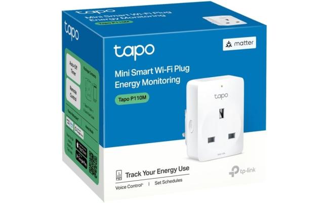 TP-Link Tapo P110M Smart Plug Outlet Wi-Fi with Energy Monitoring Works with Alexa &oogle Home Max 13A Wireless Smart Socket Device Sharing, Alexa Plug - White TP-Link Tapo P110M Smart Plug Outlet Wi-Fi with Energy Monitoring Works with Alexa &oogle Home Max 13A Wireless Smart Socket Device Sharing, Alexa Plug - White