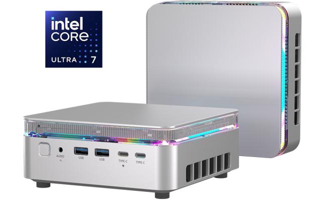 ACEMAGIC F3M (2025) Mini AI PC Barebone Intel Core Ultra 7 155H 16-Cores High-Performance Processor w/ Supporting up to 3 Displays & 2 Lan , Silver ACEMAGIC F3M (2025) Mini AI PC Barebone Intel Core Ultra 7 155H 16-Cores High-Performance Processor w/ Supporting up to 3 Displays & 2 Lan , Silver