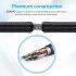Promate PROLINK4K1-150 4K HDMI Audio Video Cable, High Definition Right Angle, 24K Gold Plated Connector, 1.5 Meter Length, Black