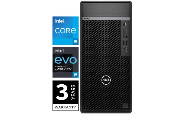Dell OptiPlex Plus 7020 (2024) 14Gen Intel Core i5 vPro 14-Cores Tower w/ DDR5 Memory & 3 Years Warranty - Black