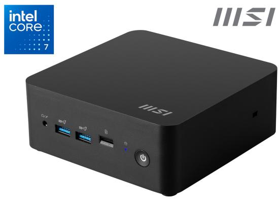 MSI Cubi NUC 1M (2024) Mini PC Barebone 0.8L Intel Core 7 150U 10-Cores For Home & Business w/ Supporting up to 4 Displays & DDR5 Memory