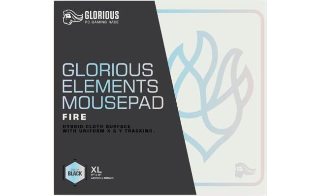 Glorious Elements Mousepad - XL Mouse Pad -Foam Core Hybrid Cloth Computer Desk Pad for Speed Gaming 430X380X4MM (FIRE) Glorious Elements Mousepad - XL Mouse Pad -Foam Core Hybrid Cloth Computer Desk Pad for Speed Gaming 430X380X4MM (FIRE)