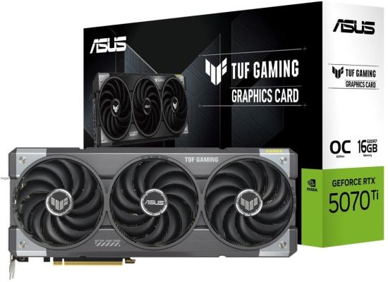 ASUS TUF Gaming GeForce RTX™ 5070 Ti OC Edition 16GB GDDR7 Graphics Card