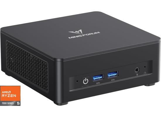 MINISFORUM UM760 Slim Mini PC 7Gen AMD Ryzen 5 7640HS High Performance Series 6-Cores Compact & Powerful Barebone For Home & Business