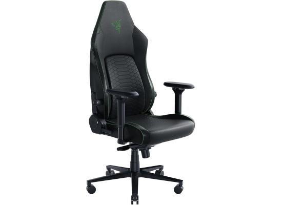 RAZER Iskur V2 Gaming Chair, High Density Foam Cushions, EPU Leather, 4D Armrests, 136kg Max Weight, Swivels & Responds, Reactive Seat Tilt & Up to 152° Recline, Green