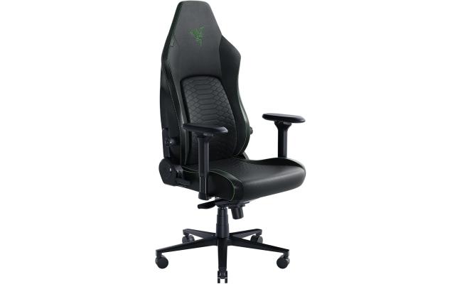 RAZER Iskur V2 Gaming Chair, High Density Foam Cushions, EPU Leather, 4D Armrests, 136kg Max Weight, Swivels & Responds, Reactive Seat Tilt & Up to 152° Recline, Green RAZER Iskur V2 Gaming Chair, High Density Foam Cushions, EPU Leather, 4D Armrests, 136kg Max Weight, Swivels & Responds, Reactive Seat Tilt & Up to 152° Recline, Green