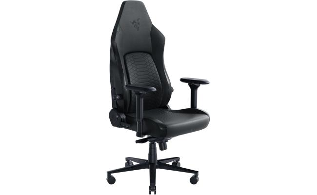 RAZER Iskur V2 Gaming Chair, High Density Foam Cushions, EPU Leather, 4D Armrests, 136kg Max Weight, Swivels & Responds, Reactive Seat Tilt & Up to 152° Recline, Black