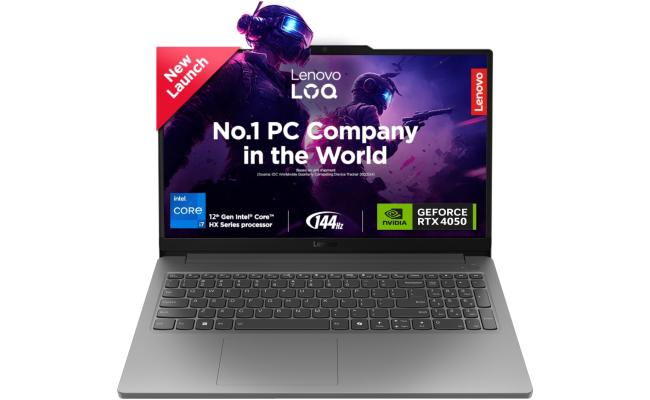 Lenovo NEW LOQ Essential (2024) 12Gen Intel Core i7 12650HX 14-Cores AI-Powered Gaming PC w/ Nvidia RTX 4050 6GB & 2 Years Warranty, Luna Grey