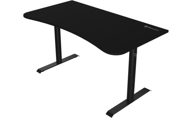 Arozzi Arena Medium Curved Gaming and Office Desk with Full Surface Water Resistant and Washable Mouse Pad, 2 Monitor Mount Cut-Outs, and Built-In Cable Management , Pure Black Arozzi Arena Medium Curved Gaming and Office Desk with Full Surface Water Resistant and Washable Mouse Pad, 2 Monitor Mount Cut-Outs, and Built-In Cable Management , Pure Black