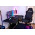 Arozzi Arena Medium Curved Gaming and Office Desk with Full Surface Water Resistant and Washable Mouse Pad, 2 Monitor Mount Cut-Outs, and Built-In Cable Management , Pure Black Arozzi Arena Medium Curved Gaming and Office Desk with Full Surface Water Resistant and Washable Mouse Pad, 2 Monitor Mount Cut-Outs, and Built-In Cable Management , Pure Black