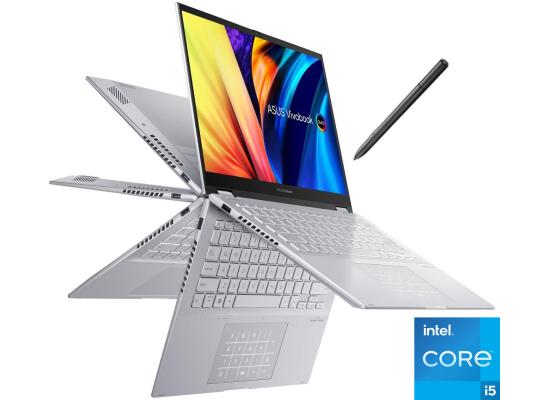 ASUS Vivobook S 14 Flip TP3402VA (2023) Intel 13Gen Intel Core i5 10-Cores 2-in-1 Touch Display - Cool Silver