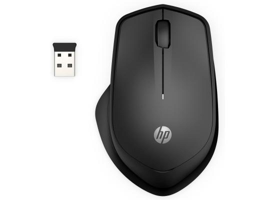 HP Wireless Silent 280M Mouse - Ergonomic Right-Handed Design, 18 Month Battery Life, and 2.4GHz Reliable Connection - Works for Computers and Laptops - Far Quieter Clicks than Most Mice,Black