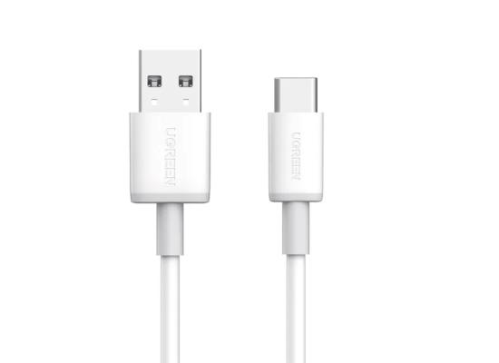 UGREEN USB-A To Type-C Charger Cable QC3.0 3A Fast Charging Cable 1M - White