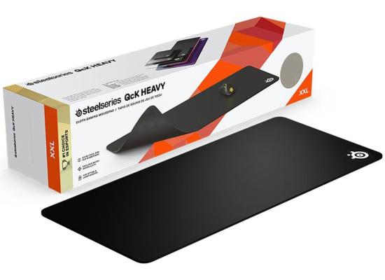 SteelSeries QcK Heavy Gaming Mouse Pad - XXL Thick Cloth Sized to Cover Desks Durable & Washable 900 mm x 400 mm x 4 mm