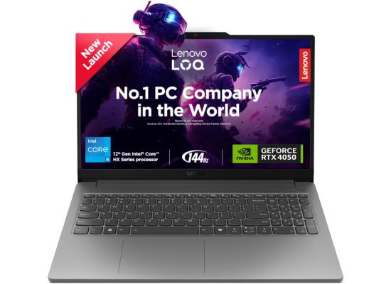 Lenovo NEW LOQ Essential (2024) 12Gen Intel Core i5 12450HX 8-Cores AI-Powered Gaming PC w/ Nvidia RTX 2050 4GB & 2 Years Warranty, Luna Grey