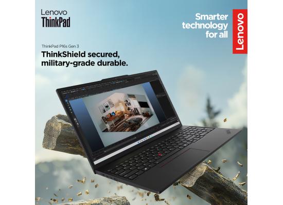 Lenovo NEW ThinkPad P16s Gen 3 (2024) Mobile Workstation Intel® Ultra 7 155H HIGH Performance 16-Core Intel® AI Boost w/ OLED 4K Display & Nvidia RTX 500 Ada 4GB Graphic Card