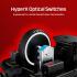 Hyperx Pulsefire Saga RGB Customizable Gaming Mouse Precision Tracking up to 8kHz Lightweight 69 Gram Tactile Clicks HyperX 26K Sensor HyperFlex 2 USB Cable Support PC, PS5™, Xbox Series X|S , Black