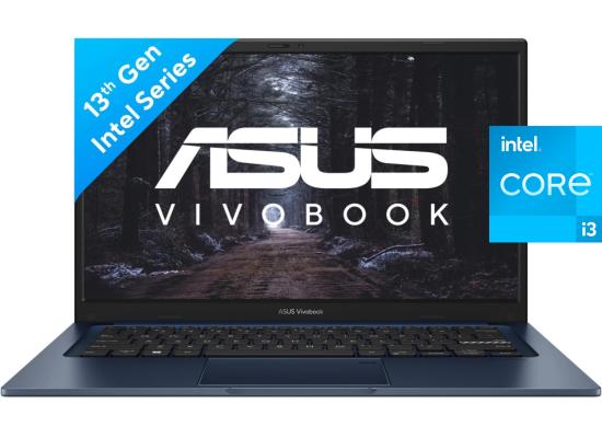 ASUS NEW Vivobook 14 (2023) X1404VA NEW 13th Gen Intel Core i3 6-Cores Thin & Light Military-Grade - Quiet Blue