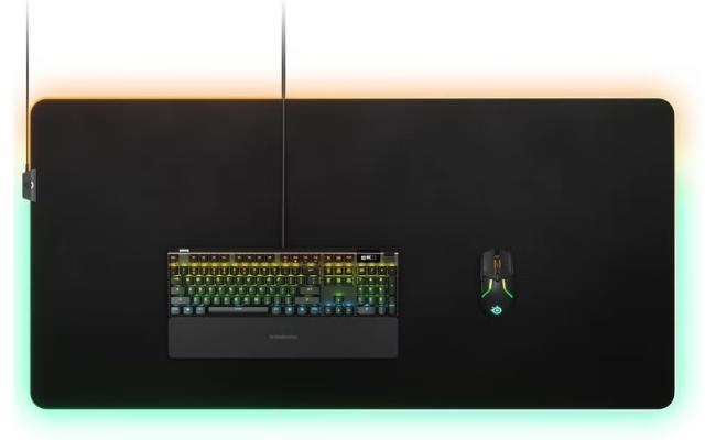 Steelseries QCK 3XL Cloth Gaming Mouse Pad, Durable and Washable, Dimension 1220 x 590 x 3 mm, Black Steelseries QCK 3XL Cloth Gaming Mouse Pad, Durable and Washable, Dimension 1220 x 590 x 3 mm, Black