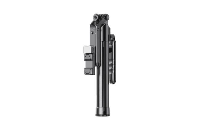 RTAKO - All-terrain 360° face tracking selfie stick - portable anti-shake, selfie live broadcast - Black