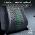 RAZER Iskur V2 X Gaming Chair, Built-in Lumbar Support, 2D Padded Armrests, 50mm Casters, Wide Seat Base, 152° Back Angle, 4-Class Gas Lift, 136kg Max Weight, Light Gray