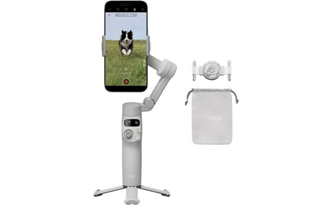 DJI Osmo Mobile 7 Gimbal Stabilizer for iPhone, Android, Built-in Tripod, Ultra-Light, Comfortable Grip, 3-Axis Phone Gimbal, ActiveTrack 7.0, ShotGuides, One-Tap Edit, 10hrs Use, Phone Charging DJI Osmo Mobile 7 Gimbal Stabilizer for iPhone, Android, Built-in Tripod, Ultra-Light, Comfortable Grip, 3-Axis Phone Gimbal, ActiveTrack 7.0, ShotGuides, One-Tap Edit, 10hrs Use, Phone Charging