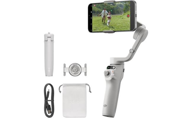DJI Osmo Mobile 6 Gimbal Stabilizer for Smartphones, 3-Axis Phone Gimbal, Built-In Extension Rod, Object Tracking, Portable and Foldable, Vlogging Stabilizer, YouTube TikTok, Platinum Gray DJI Osmo Mobile 6 Gimbal Stabilizer for Smartphones, 3-Axis Phone Gimbal, Built-In Extension Rod, Object Tracking, Portable and Foldable, Vlogging Stabilizer, YouTube TikTok, Platinum Gray